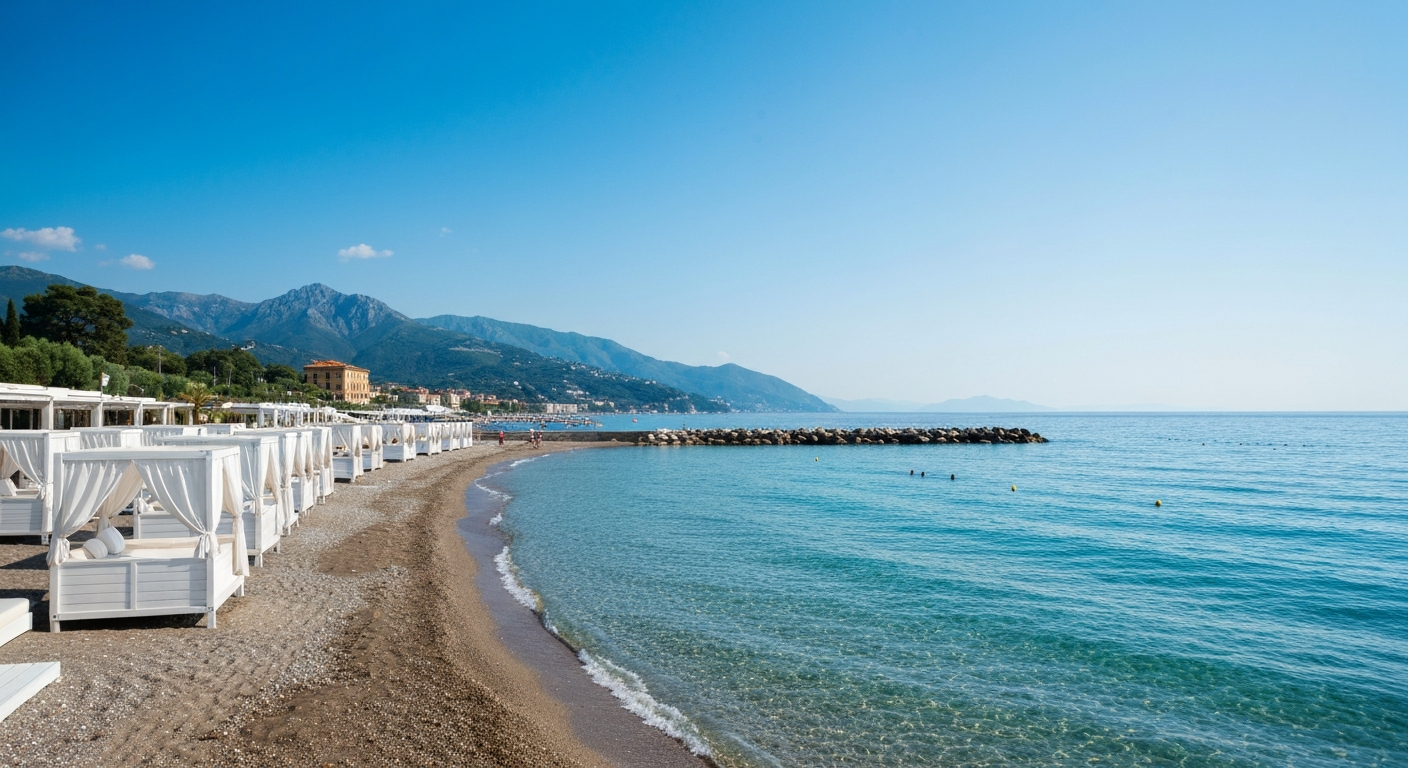Forte dei Marmi - Spiaggia e Alpi Apuane